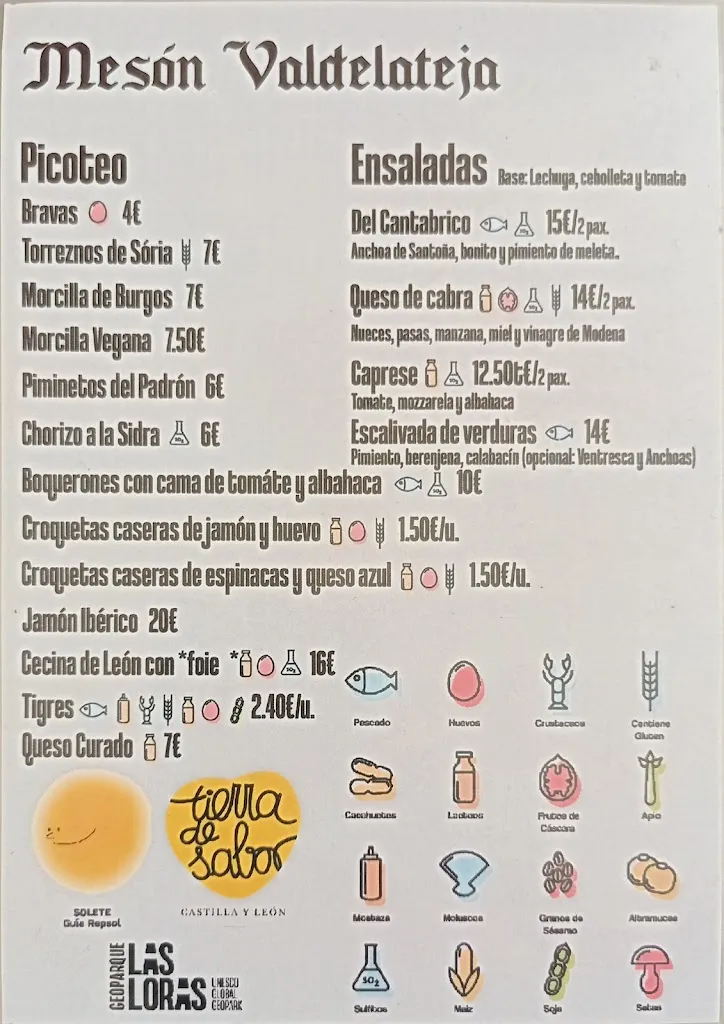 Menu_BAR MESÓN VALDELATEJA_Junta de Traslaloma_image_1