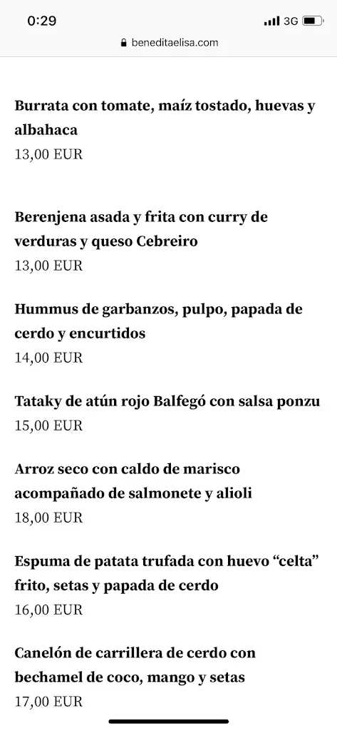 Menu_Benedita Elisa_Santiago de Compostela_image_3