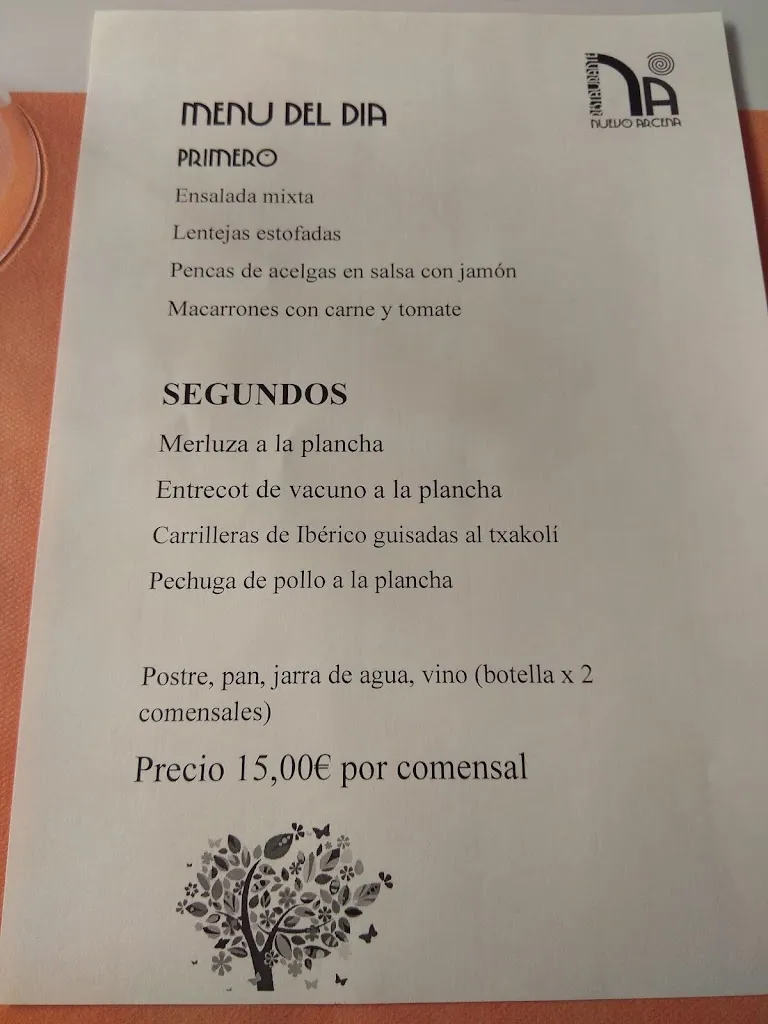 Menü_Restaurante Nuevo Arcena_Jurisdicción de San Zadornil_Bild_4