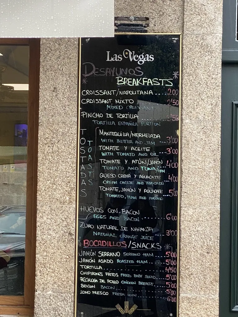 Menu_Restaurante Las Vegas_Santiago de Compostela_immagine_2