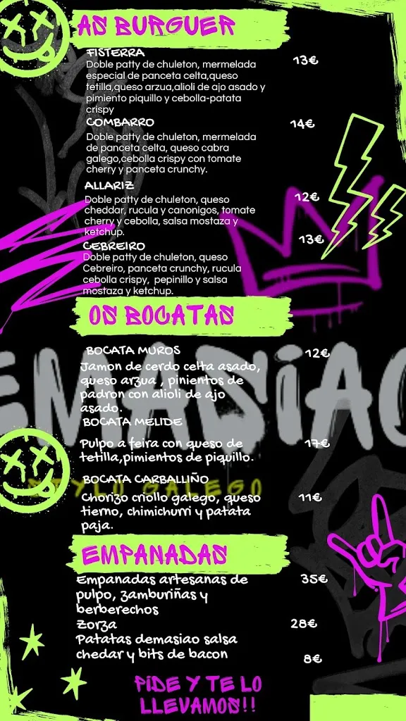 Menu_Demasiao Stylo Galego_Santiago de Compostela_image_1