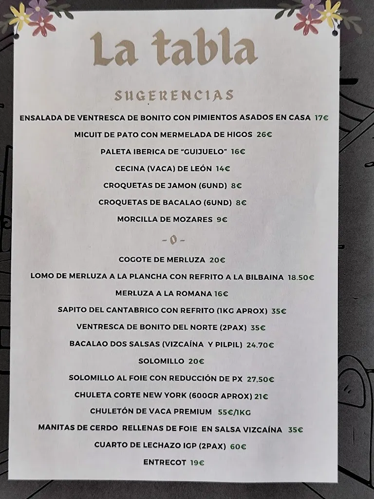 Menu_Restaurante La Tabla_Merindad de Valdeporres_image_1