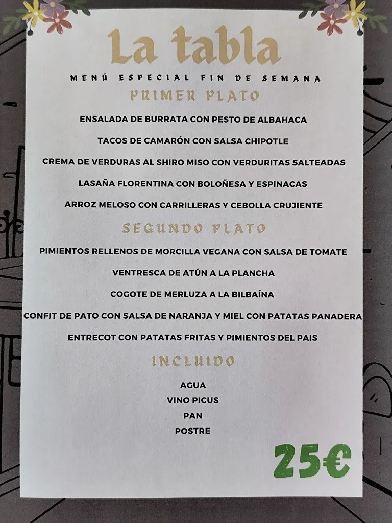 Menu_Restaurante La Tabla_Merindad de Valdeporres_image_2