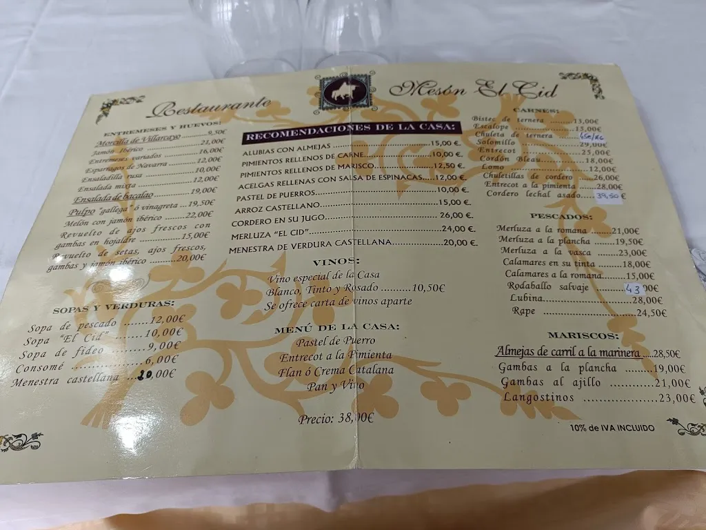 Menu_El Cid Mesón Restaurante_Merindad de Valdeporres_image_1