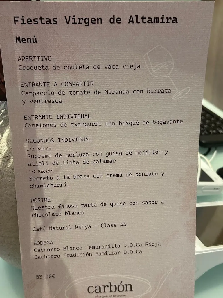 Menu_Carbón Restaurante_Miranda de Ebro_image_1