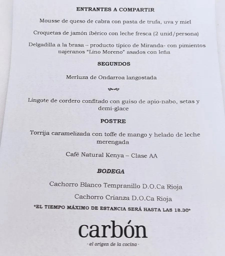 Menu_Carbón Restaurante_Miranda de Ebro_image_2