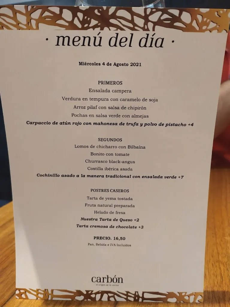Menu_Carbón Restaurante_Miranda de Ebro_image_3