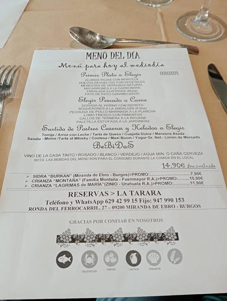 Menu_Bocca Miranda_Miranda de Ebro_image_1