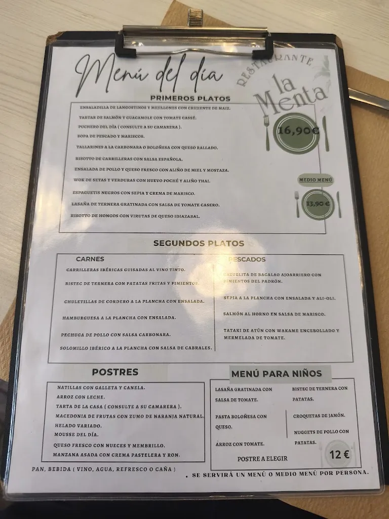 Menu_Restaurante la Menta_Miranda de Ebro_image_3