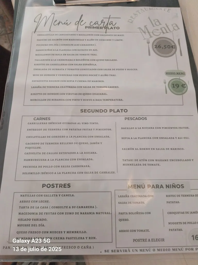 Menu_Restaurante la Menta_Miranda de Ebro_image_4