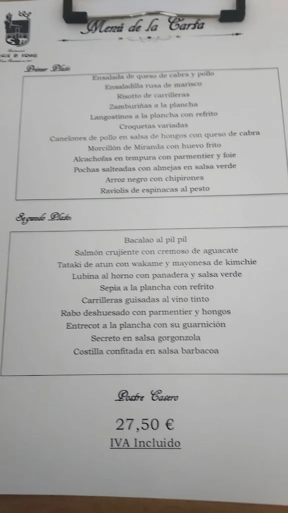 Menu_Duque de Frías Restaurante_Miranda de Ebro_image_1