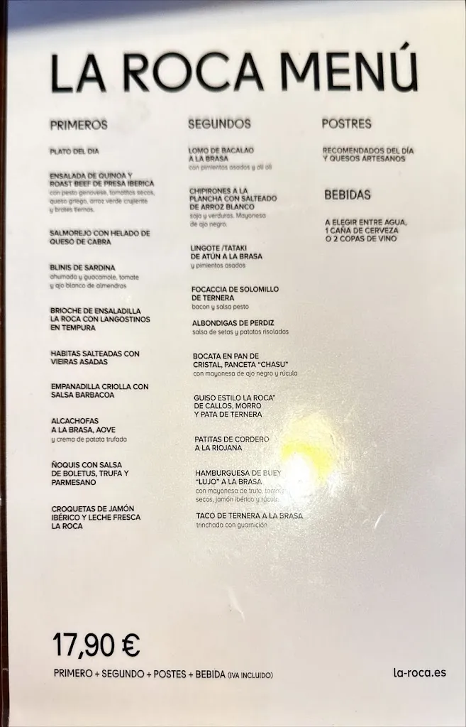 Menu_La Roca Cocina de Mercado_Miranda de Ebro_immagine_4