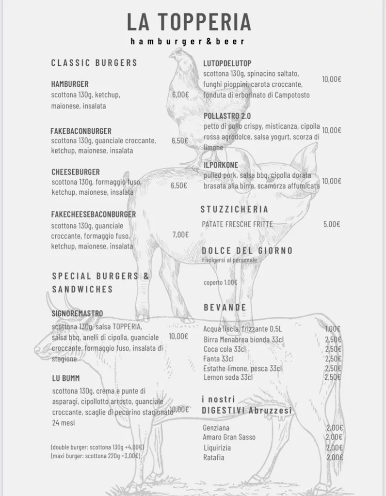 Menu_LA TOPPERIA HAMBURGER & BEER_Montorio_image_1