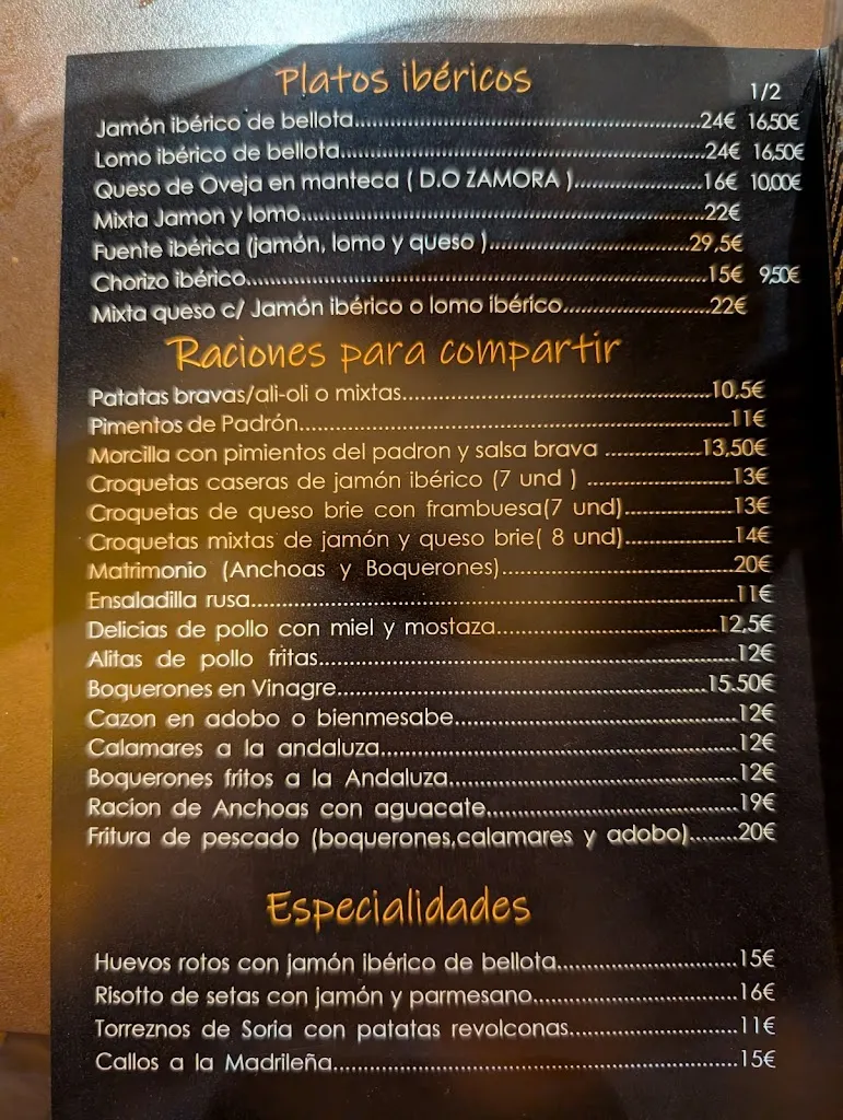 Menu_Bar restaurante Taberna Los Madriles_Padilla de Arriba_image_3