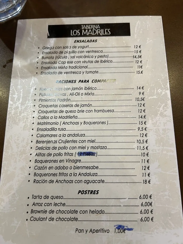 Menu_Bar restaurante Taberna Los Madriles_Padilla de Arriba_image_4