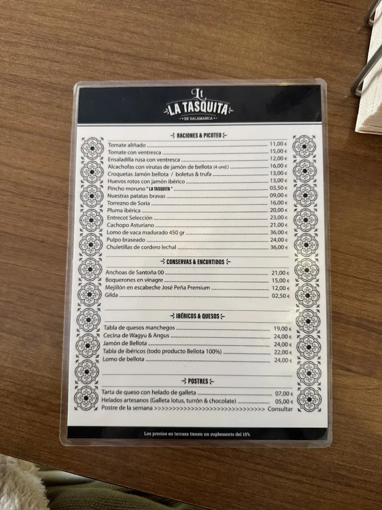 Menu_La Tasquita de Salamanca_Padilla de Arriba_image_3