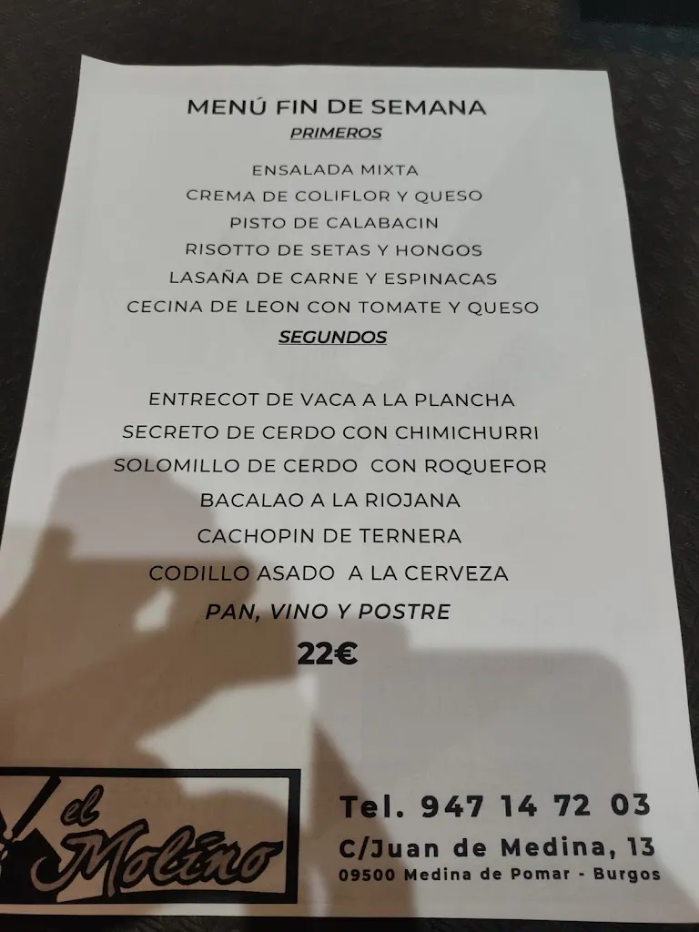 Menu_Restaurante El Molino_Medina de Pomar_image_2