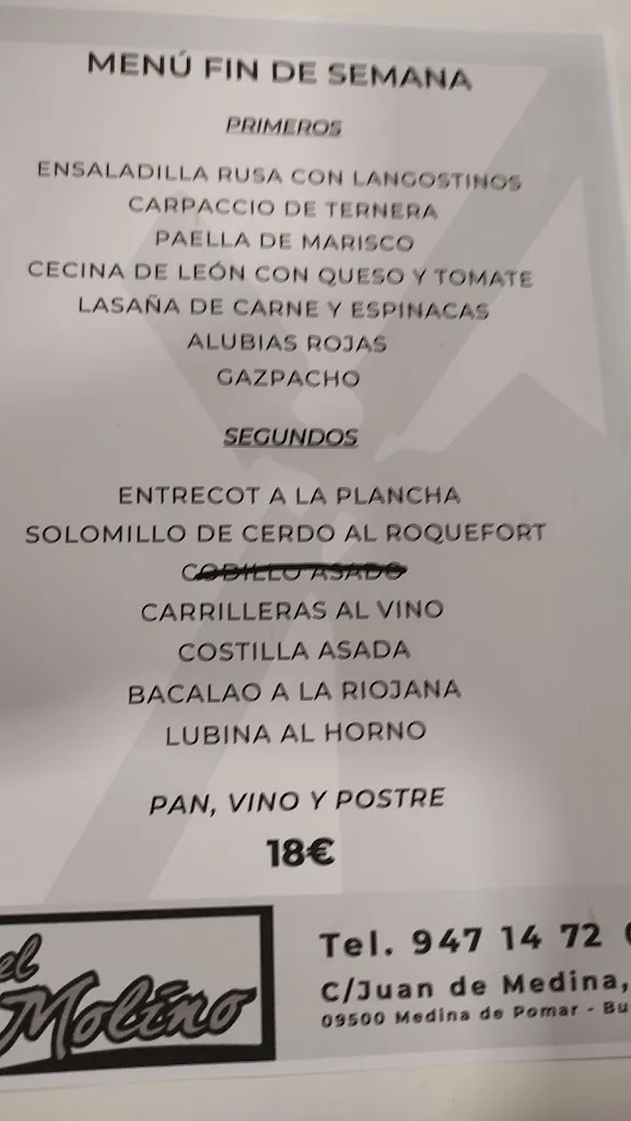 Menu_Restaurante El Molino_Medina de Pomar_image_4