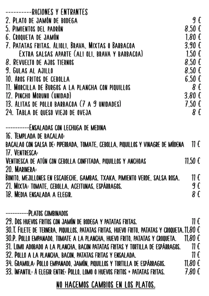 Menu_La Gramola Café Bar_Medina de Pomar_image_2