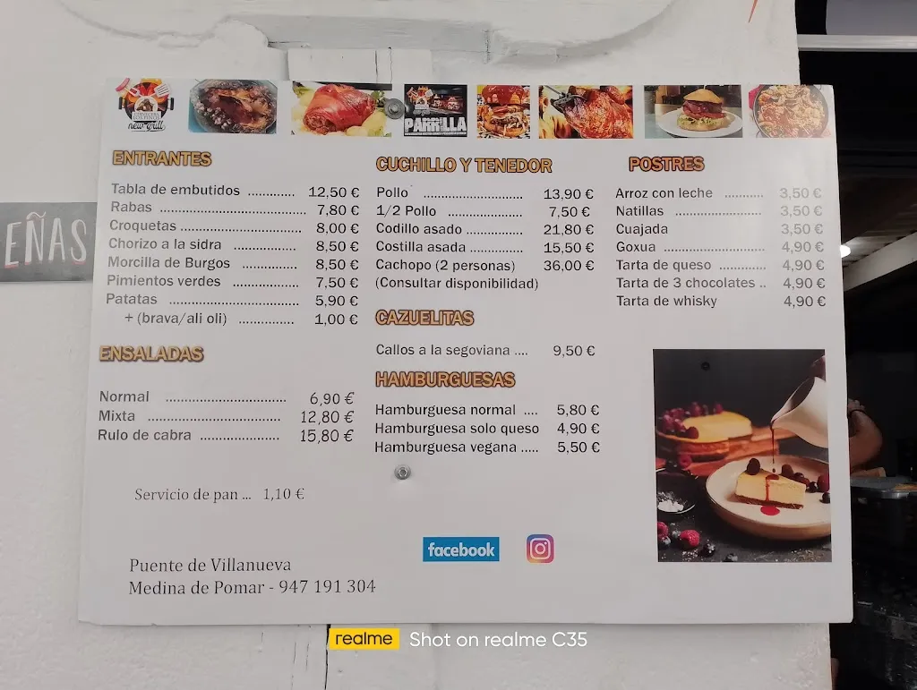 Menu_Cervecera Los Pinos_Medina de Pomar_image_1