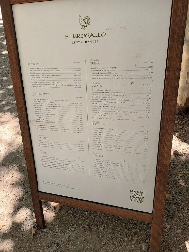Menu_El Urogallo I Restaurante Casa de Campo_Sobrado_image_4