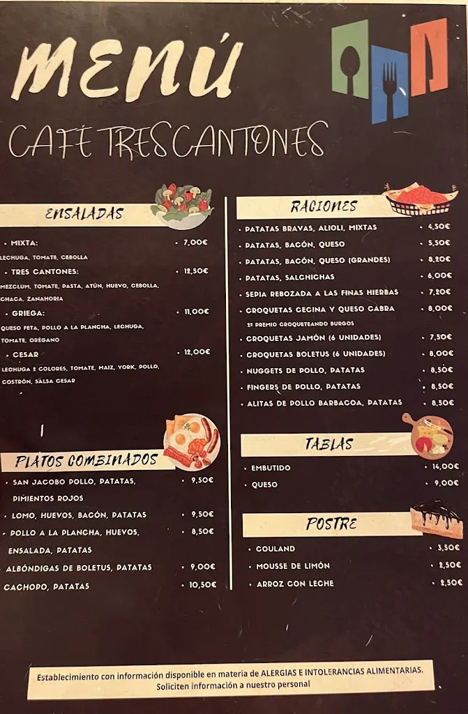 Menu_Café Tres Cantones_Medina de Pomar_image_2