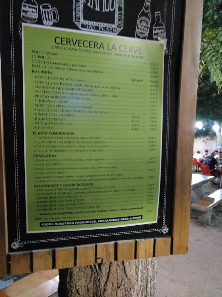 Menu_Cervecería la Cerve_Medina de Pomar_image_2