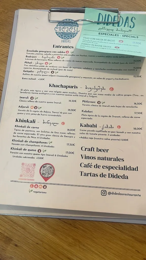 Menu_Didedas - Restaurante Georgiano_Sobrado_image_1