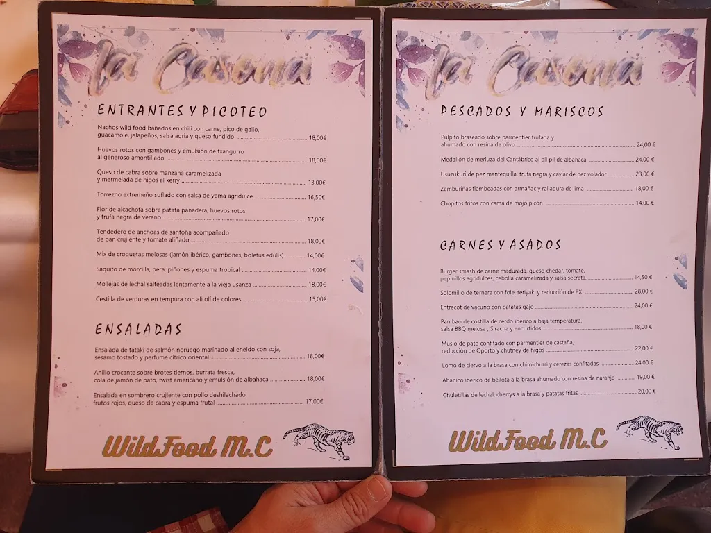 Menu_La Casona del Mesonero_Palazuelos de Muñó_immagine_2