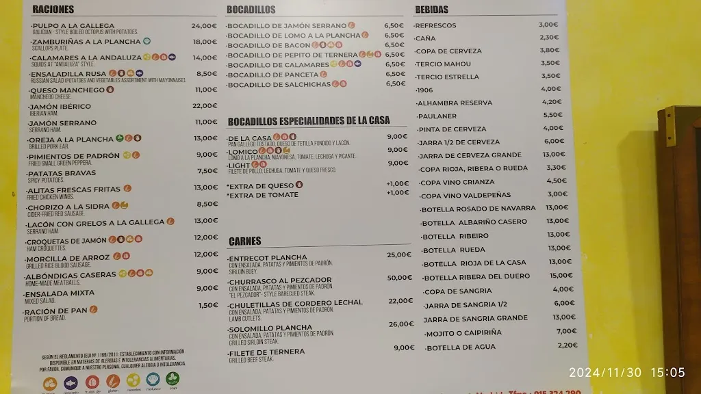 Menu_El Pezcador_Sobrado_image_4