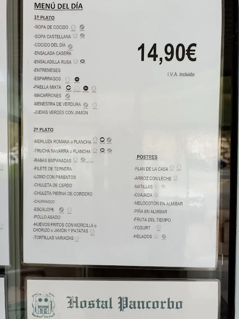 Menu_Hostal Pancorbo_Pancorbo_immagine_4