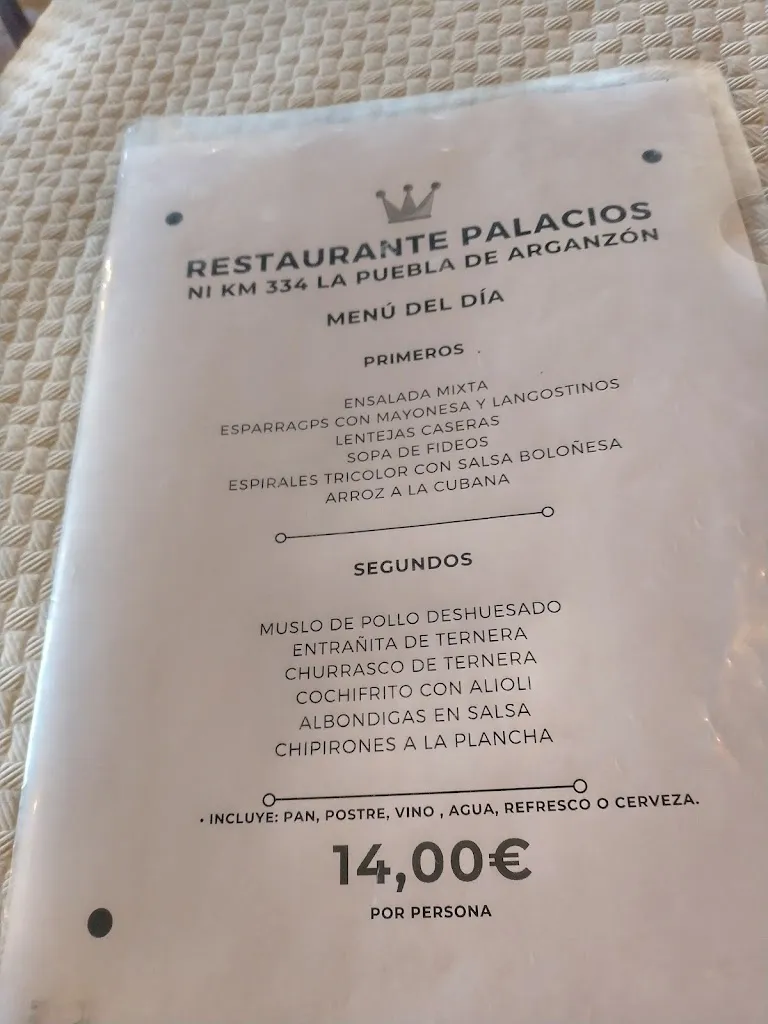 Menu_Hostal Restaurante Palacios_Puebla de Arganzón La_immagine_4