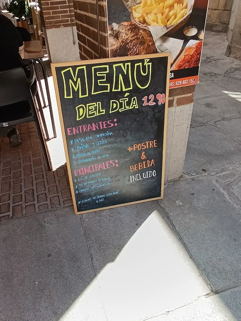 Menü_La Bajada Street Food - Ópera - Madrid Centro - Restaurante Peruano_Sobrado_Bild_4