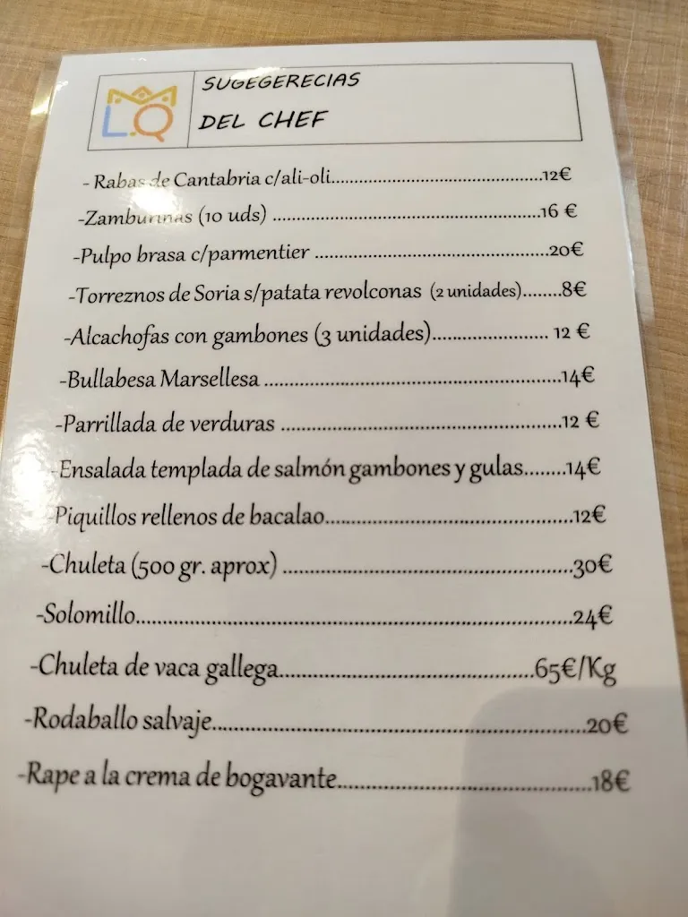 Menu_Bar Cafetería Restaurante- Área de servicio_Quintanillas Las_image_1