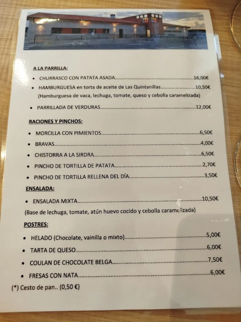 Menu_Bar Cafetería Restaurante- Área de servicio_Quintanillas Las_image_2