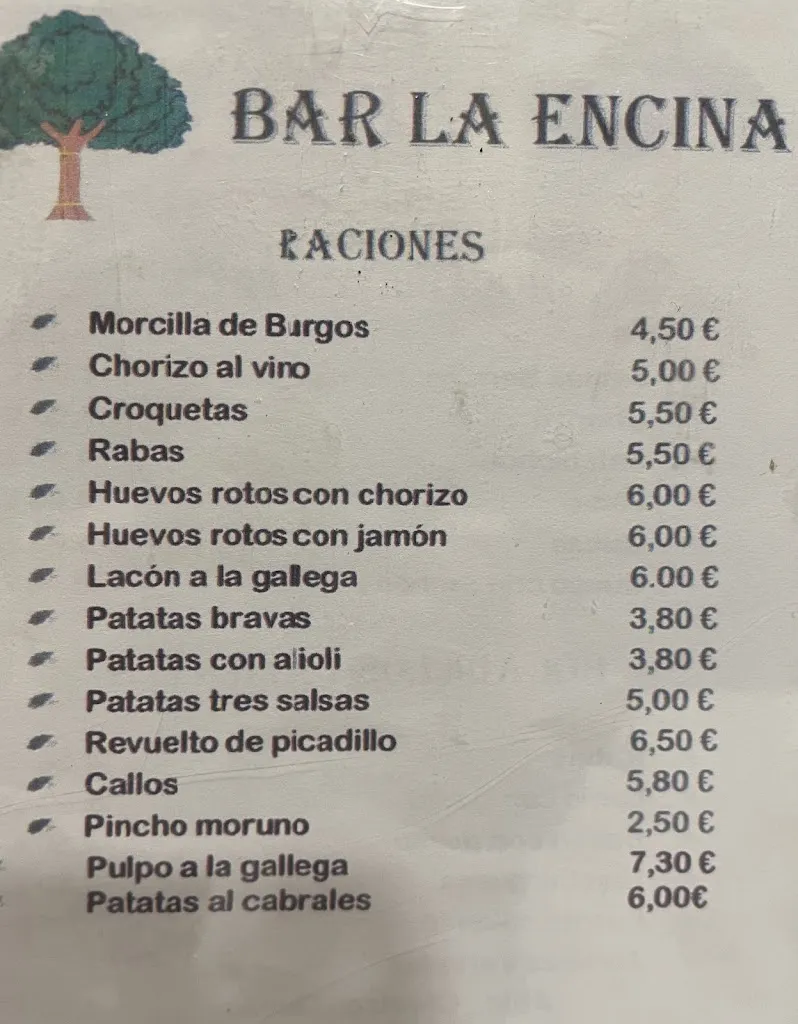 Menu_Restaurante La Encina_Quintanillas Las_image_4