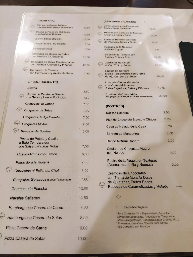 Menu_El Cenador S.C._Quintanar de la Sierra_image_3