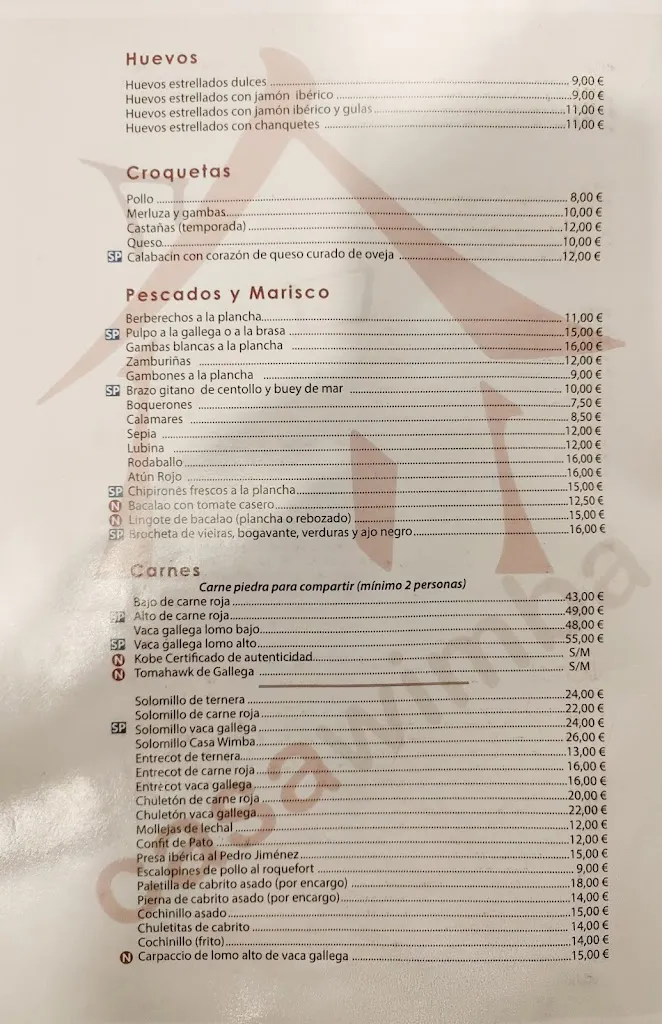 Menu_Casa Wimba_San Vicente del Valle_image_2