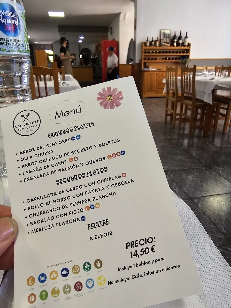 Menu_San Vicente Restaurante_San Vicente del Valle_image_1