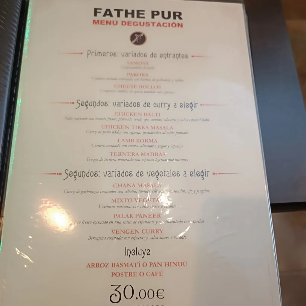 Menu_Restaurante Fathe Pur_Vedra_image_1