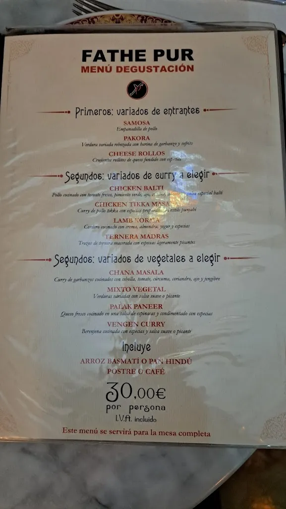 Menu_Restaurante Fathe Pur_Vedra_image_2