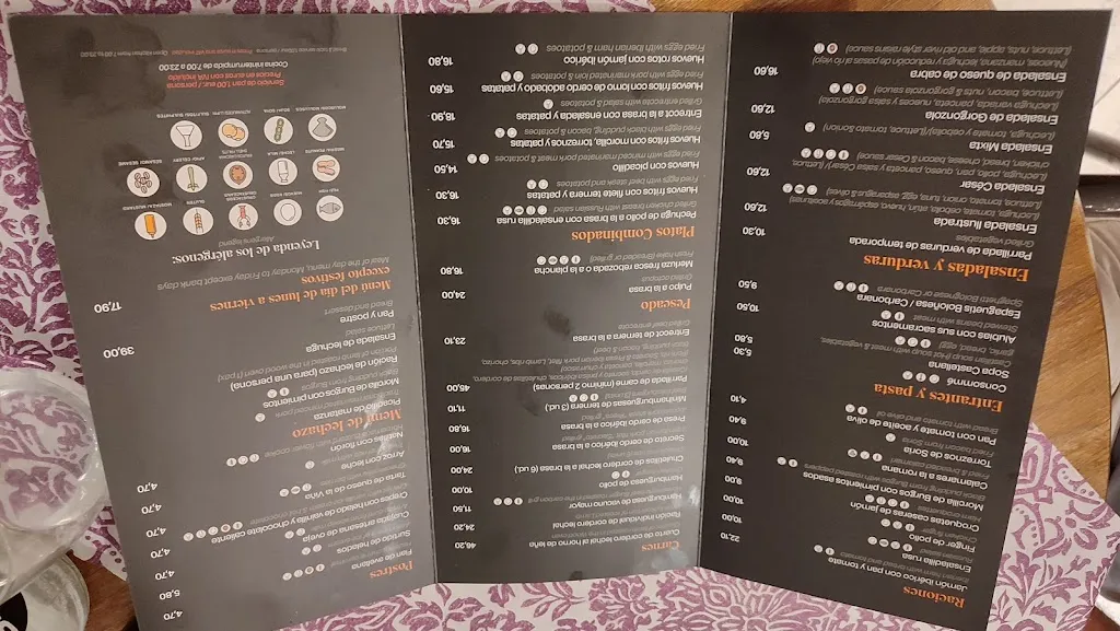 Menu_Bar Restaurante 