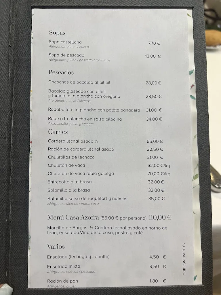 Menu_Hotel Azofra_Sotragero_image_1