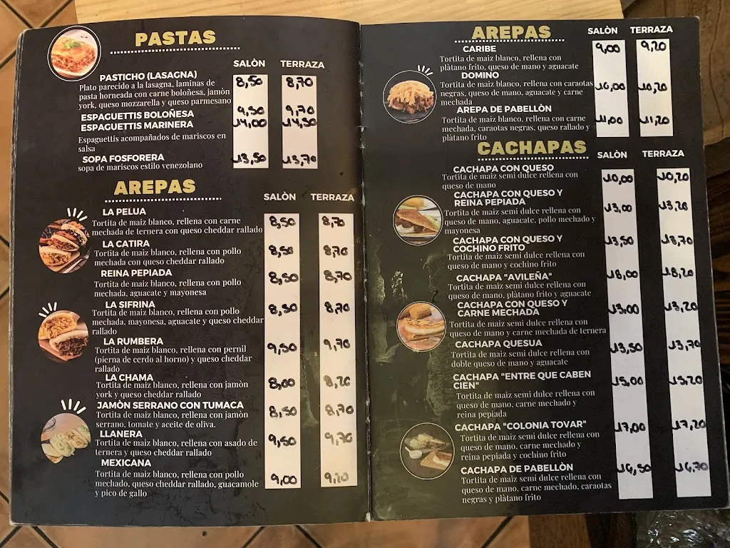 Menu_LA TAGUARA By Guayana Mia S.L_Tobar_immagine_3