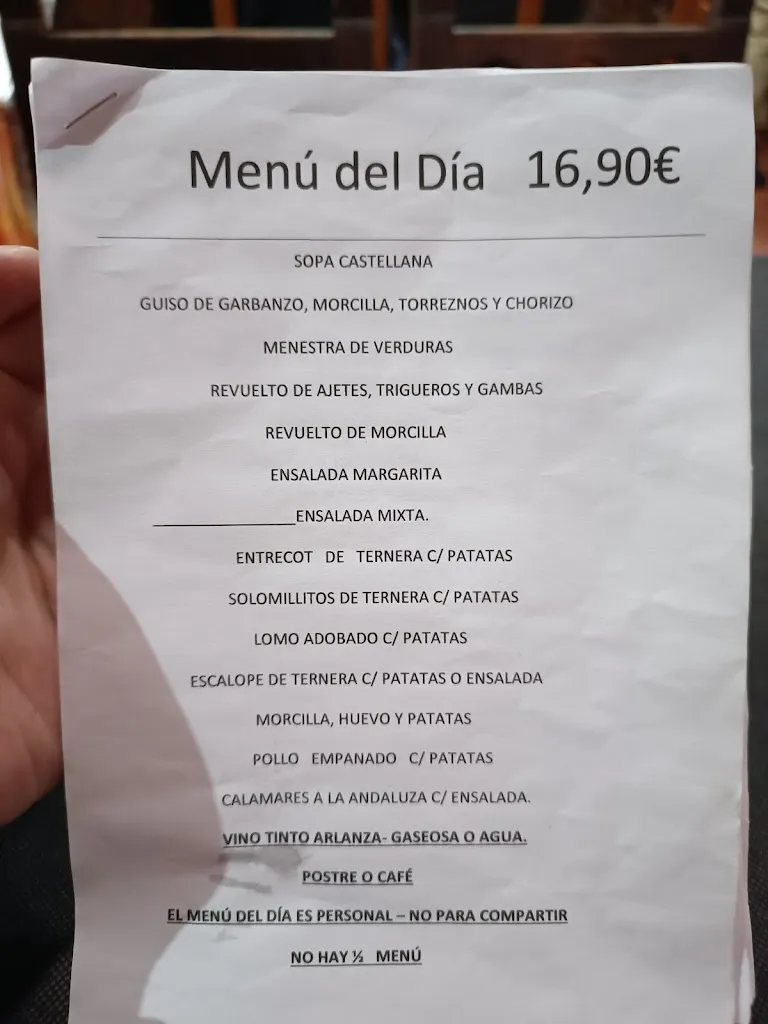Menu_Restaurante Casa de Guzmán_Santo Domingo de Silos_image_2