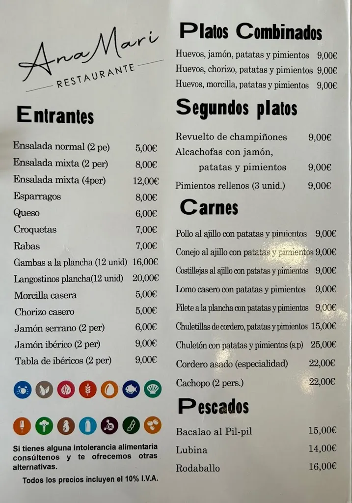 Menu_Bar Restaurante Anamari_Valle de Manzanedo_image_3