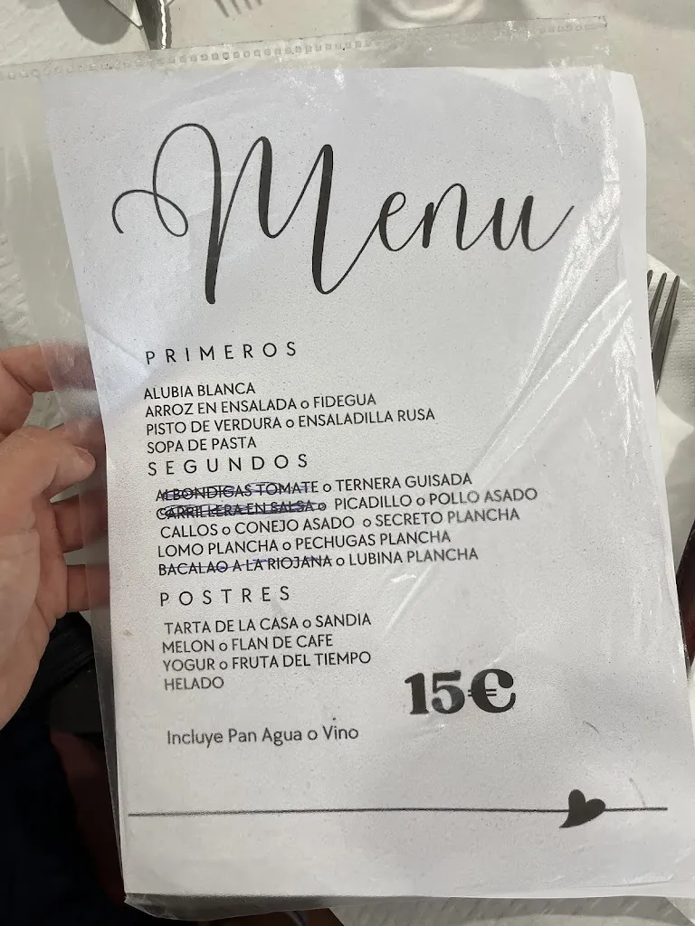 Menu_El Pájaro_Valle de Oca_immagine_1