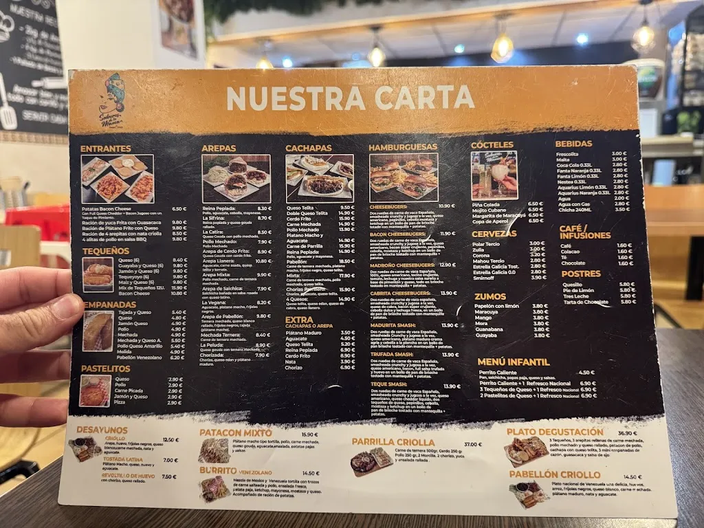 Menu_Sabores de la Mama - Restaurante Venezolano y Latino en Leganés_Vid de Bureba La_image_4