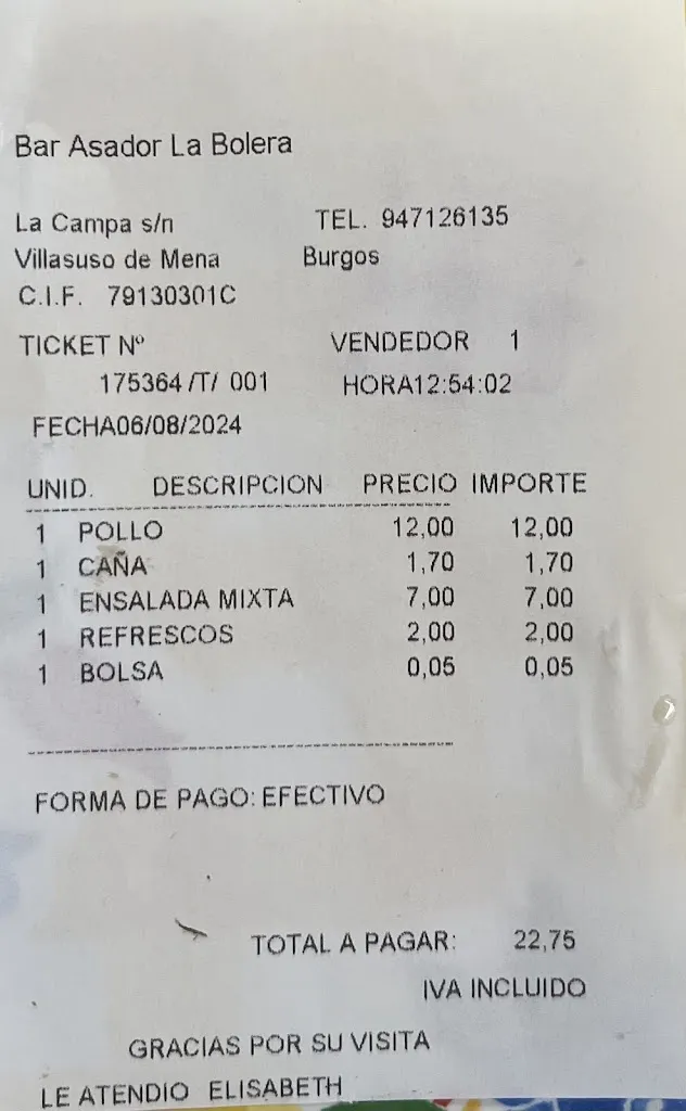 FV López._Bar Asador La Bolera_Valle de Mena_review