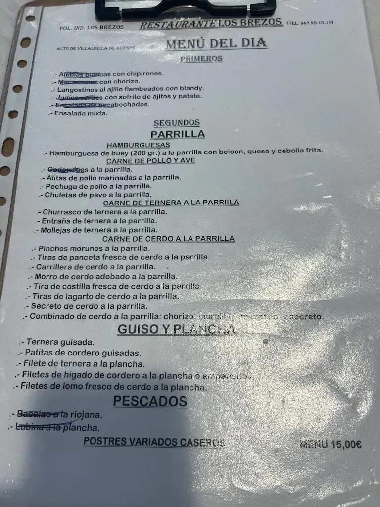 Menu_Los Brezos_Villalbilla de Burgos_image_3